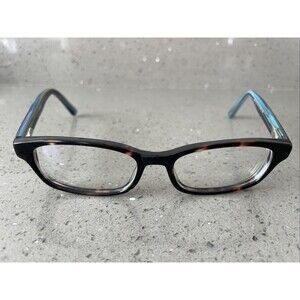 Mayhem MAYO S16 Eyeglasses Frames ONLY Brown Tortoise Blue Stripe Flex 49-15-130